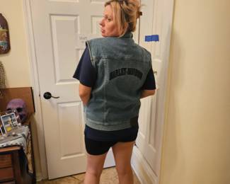 Denim Harley-Davidson vest
$50