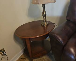 Set of three end tables in living room 150.00