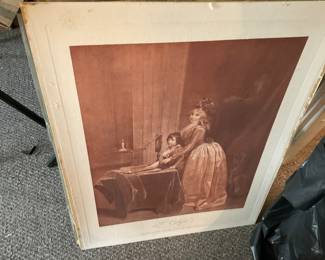 Victorian style print
