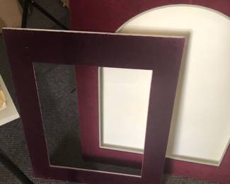 Velvet picture frames