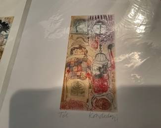 Kondor print, Hungarian artist 