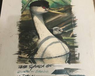 Duck print Pete Sylvada