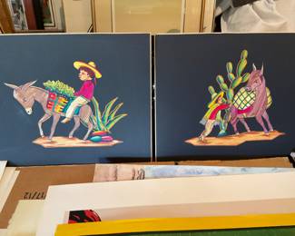 Embroidered  pair