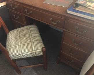Desk and chair