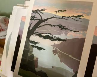 Jerry Schur graphic landscape