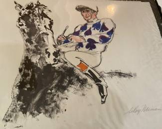 Leroy Neiman jockey
