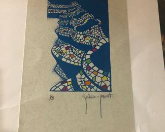 Mosaic style print Gracia Mont