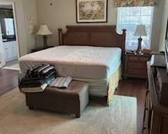 another view of King size bed and mattress