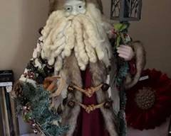 Entire room filled with Christmas decor, lights, garland, wreaths