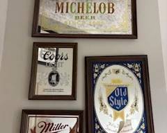 even more mirrored beer signs