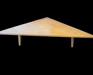 vintage mid century modern corner table