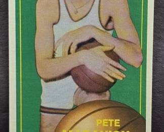 1970-1971 Topps #123 Pete Maravich Rookie RC basketball card, sports memoribilia