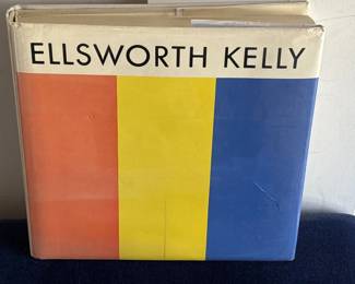 Ellsworth Kelly signed art book