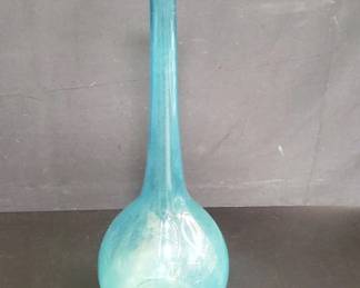 Large handblown glass vase