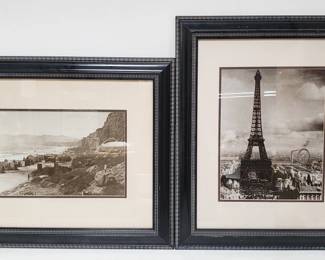 Pair of framed prints