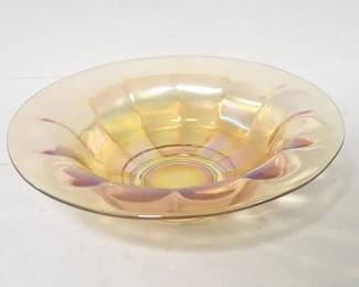 Vintage carnival glass bowl