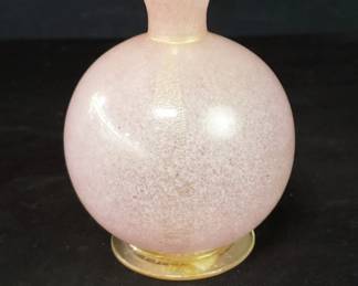vintage hand blown glass vase
