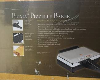 New Pizzelle Baker