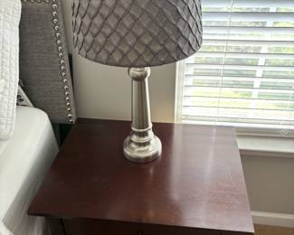 Nightstand and lamp