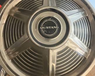 65? Mustang Hubcaps x 4
