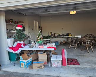 Christmas items.