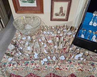 Silverplate pieces (tags indicate as such)