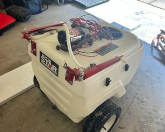 North Star Tow-Behind Trailer Boom Broadcast and Spot Sprayer