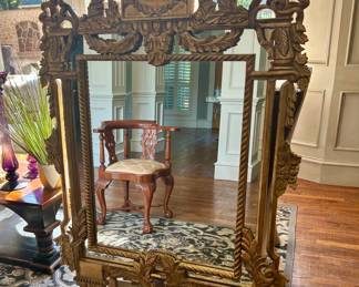 Large, Wood, Gold Frame