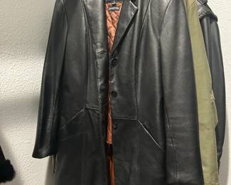 Long Leather Coat