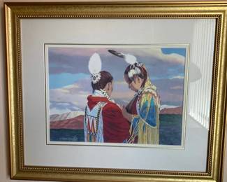 Sandra Okuma Signed Lithograph