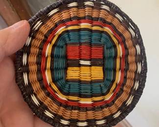 Hopi Wicker Plaque Hotervilla Arizona