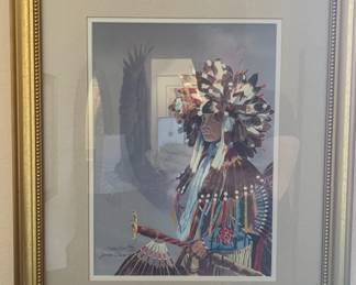 Sandra Okuma Signed Lithograph