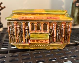 San Francisco Ceramic Trolley Car