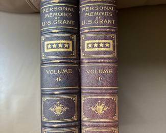 U. S. Grant Antique Books 1885 and 1886, Vol. 1 & 2