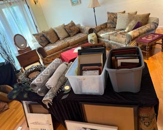 Frames and rugs