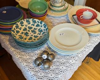 Dinnerware including Flamingo China