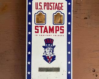 1950s Victory US Stamp Dispenser with Uncle Sam