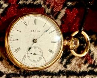 14k Lady’s Elgin pocket watch.