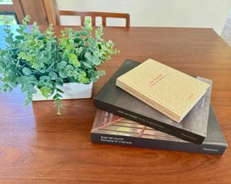 55 AxelVervoordtCoffeeTableBookTrioFauxPlantinCeramicPlanter