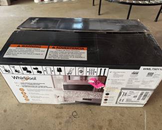 73 WhirlpoolBuiltInLowProfileMicrowaveNewinBox11cuft