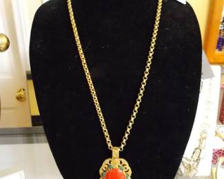 Miriam Haskell signed neckless