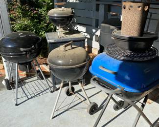 Grills, smokers, accessories.