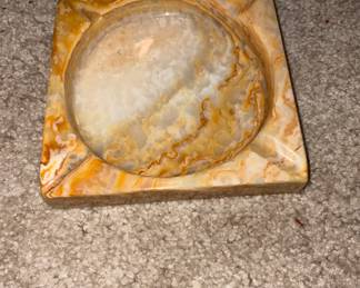 Natual Stone Vintage Mid Century 1960's Ashtray
