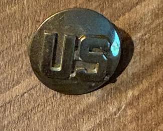 WWII Vintage U.S. Army Uniform Collar Clutch