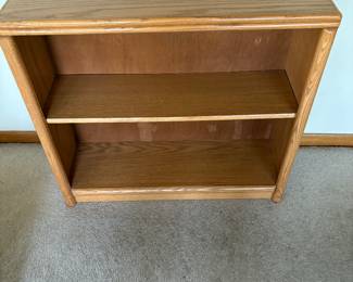 Oak Two Shelf Bookcase