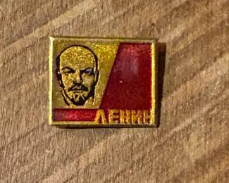 Russian Soviet USSR Vintage Lenin Pin