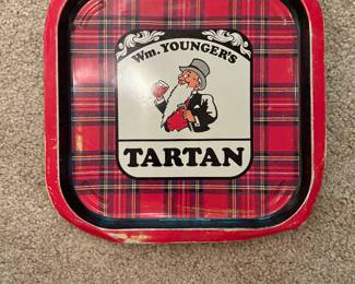 Vintage Tartan Serving Tray