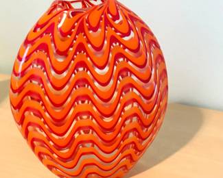 Art Glass Vase by Wolfgang von Wersin for the Tiroler Glasshütte inspired
