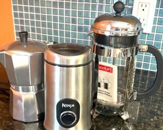 Ninja Electric Coffee Bean Grinder and French Press