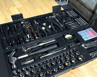 Pittsburgh 130-Piece Tool Set with Case,